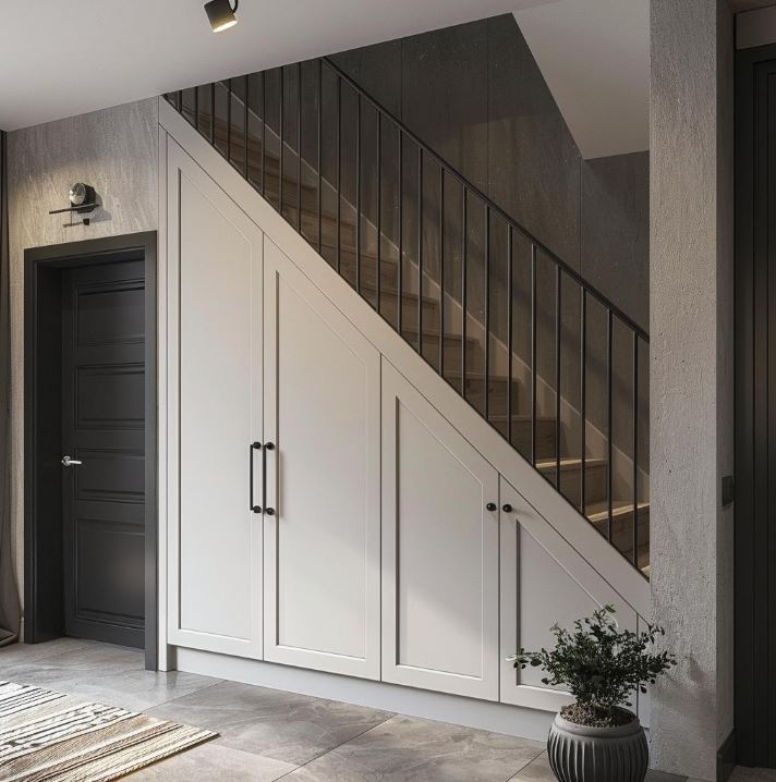 Closet blanco integrado